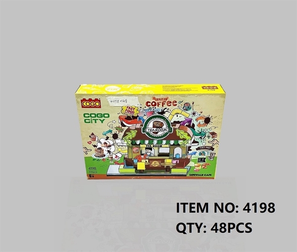 4198  HỘP LOGO RÁP TIỆM TRÀ 331 MIẾNG COGO