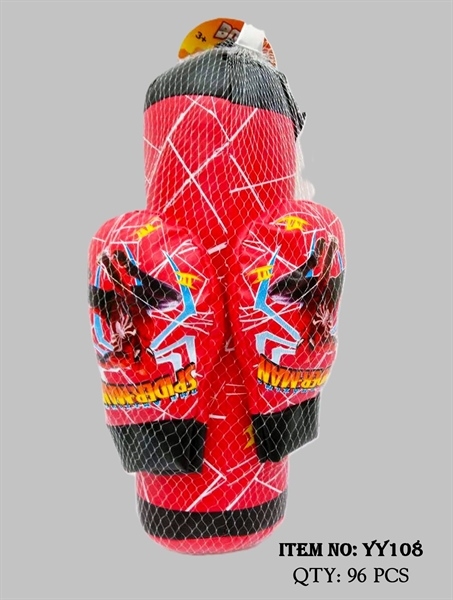 YY108  LƯỚI ĐẤM BỐC BOXING NHỆN + BAO TAY