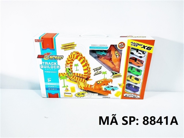 8841A  HỘP ĐƯỜNG RAY LỘN VÒNG ĐẦU RẮN + 6C XE HƠI
