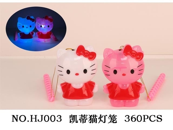 HJ003  MÈO KITTY PIN ĐÈN (LỒNG ĐÈN)
