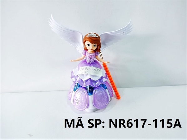 NR617-115A  BABY CÔNG CHÚA CÁNH THĂNG BẰNG TÍM (LỒNG ĐÈN)