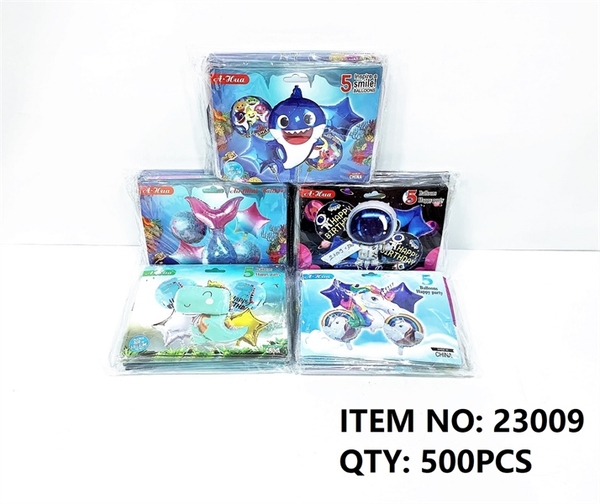 23009-A  BỘ 10 TÚI BÓNG PHAO CÁ MẬP