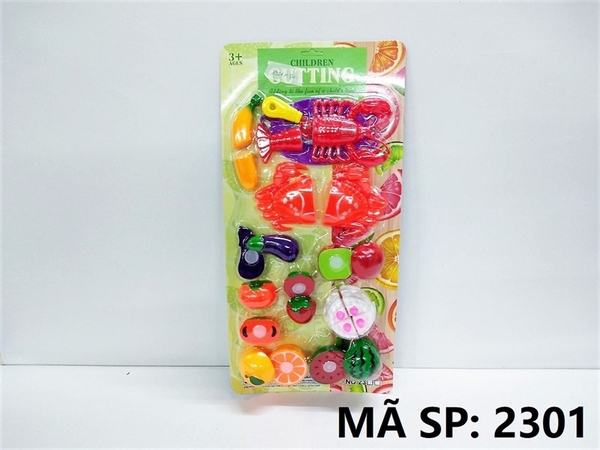 2301  VỈ BẾP DÍNH TRÁI CÂY (DƯA HẤU, TÁO, CAM, DÂU, HỒNG), BÁNH SINH NHẬT, TÔM, CUA