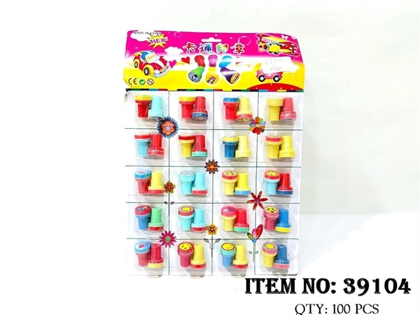 39104  VỈ 20 CẶP CON DẤU