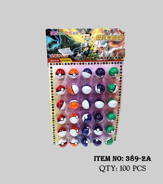 389-2A  VỈ TRỨNG POKEMON 30C