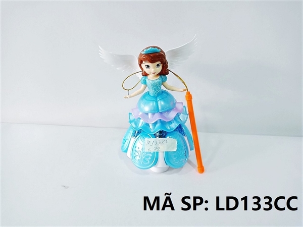 LD133CC  BABY CÔNG CHÚA CÁNH THĂNG BẰNG XANH (LỒNG ĐÈN)