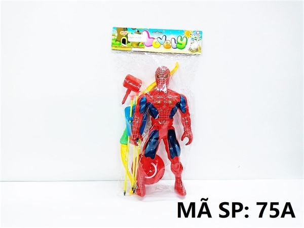 75A  TÚI SIÊU NHÂN 1T AVENGER PIN + C_ + 3 HÍT + KHIÊN, BÚA (NHỆN) (OPP)