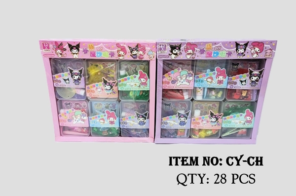 CY-CH  LỐC 12 HỘP ĐÍNH ĐÁ SANRIO ĐỦ MẪU