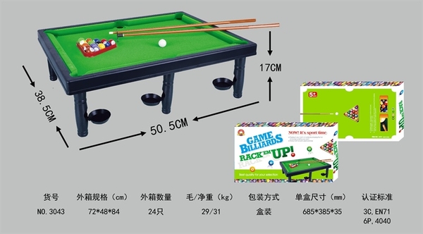 3043  HỘP BÀN BIDA LỖ