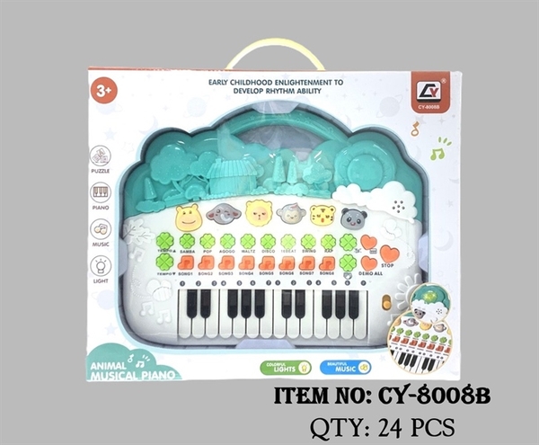 CY-8008B  HỘP ĐÀN PIANO NHÀ THÚ PIN