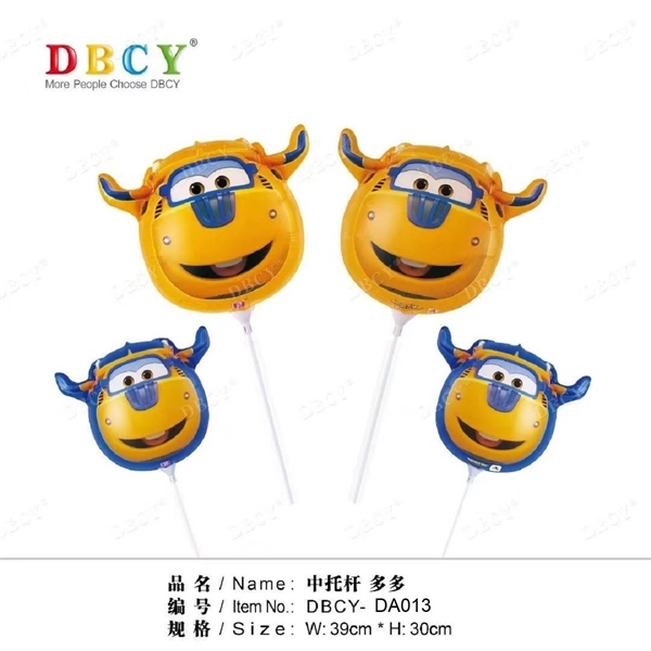 DA013  BÓNG PHAO HÌNH ĐỘI BAY SIÊU ĐẲNG VÀNG (TÚI 20C)