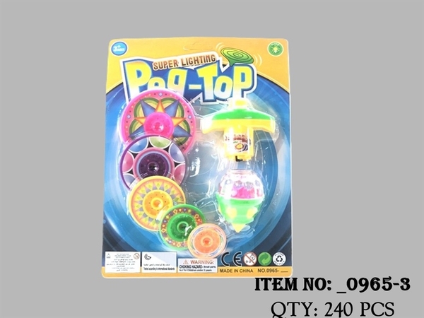 _0965-3  VỈ BÔNG VỤ ĐÈN 1C + 5C ĐĨA BAY