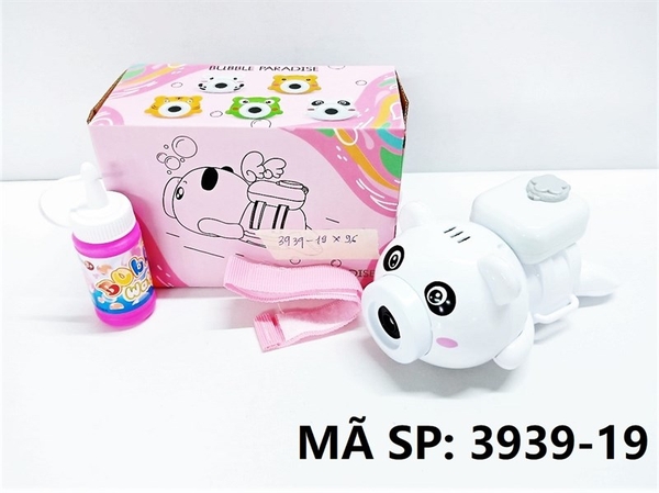 3939-19  HỘP X_ XÀ BÔNG PIN CON GẤU TRÚC BAY 1 BÌNH   Bubble Paradies