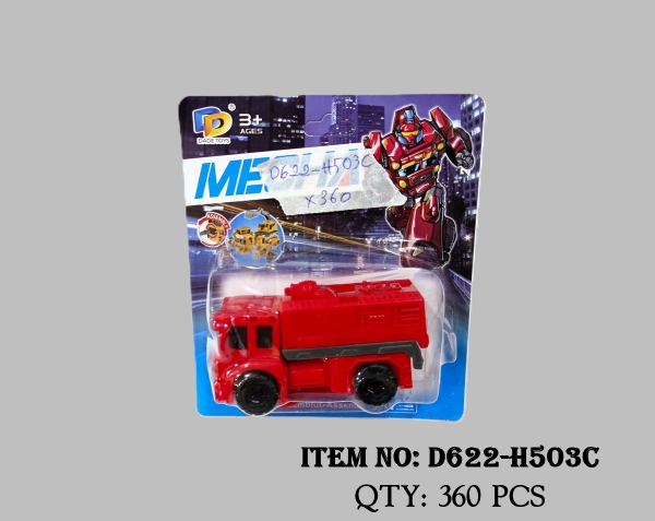 D622-H503C  VỈ RÁP XE CÔNG TRÌNH CỨU HỎA BIẾN HÌNH ROBO