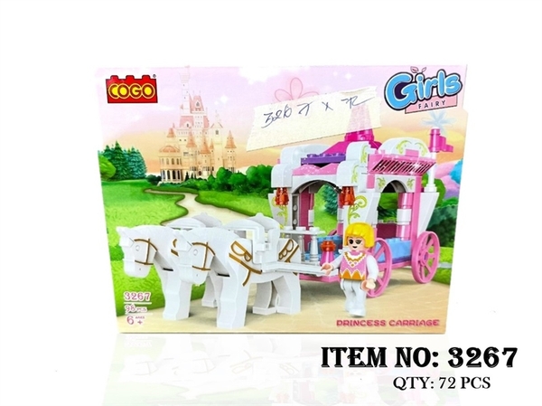 3267  HỘP LOGO RÁP XE NGỰA 98 MIẾNG
