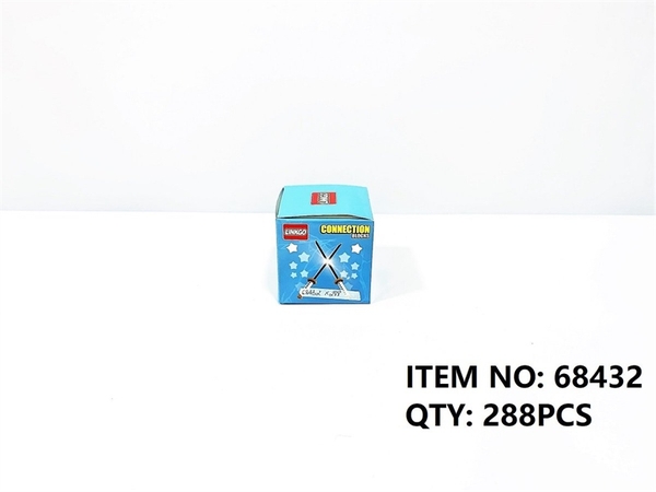 68432  HỘP LOGO RÁP 3D KIẾM 429 MIẾNG  Connection blocks