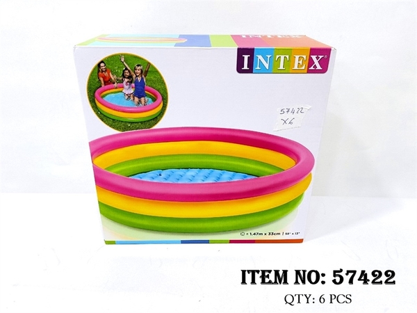 57422  HỘP PHAO HỒ BƠI INTEX 1.47m x 33cm | 58