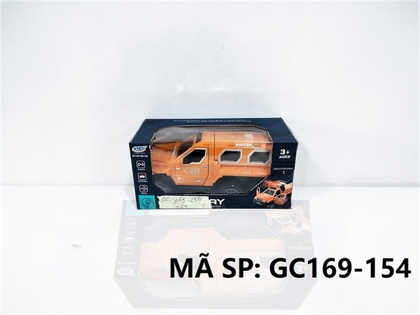 GC169-154  HỘP XE THIẾT GIÁP PIN MỞ CỬA, PHUN KHÓI