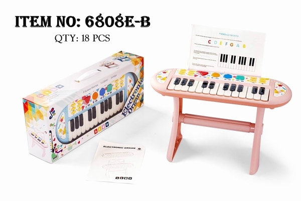 6808E-B  HỘP ĐÀN ORGAN PIN 24 PHÍM, CÓ CHÂN