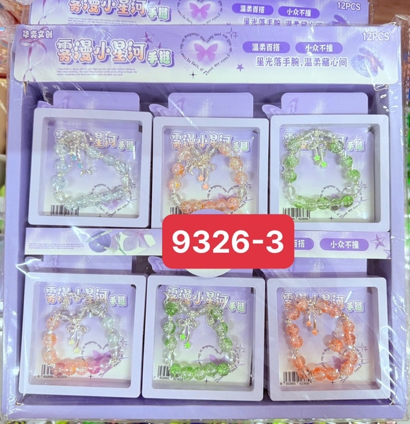 9326-3 LỐC VÒNG CHUỖI ĐEO TAY (9326-6) 12 CÁI