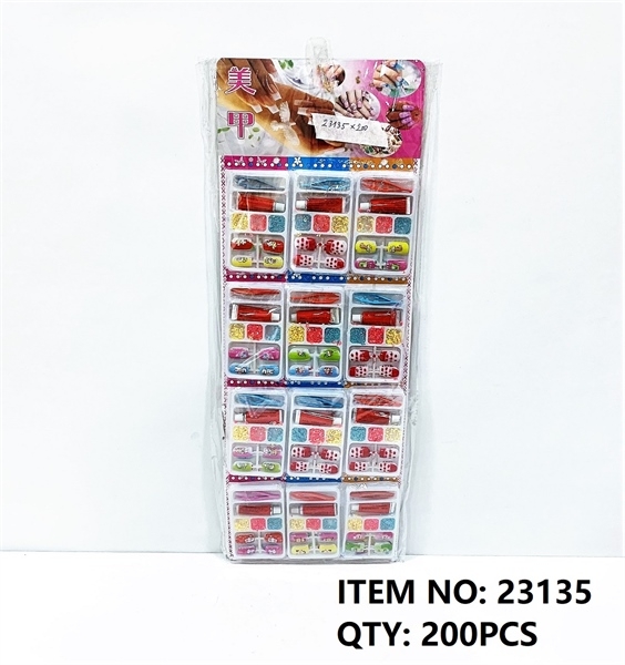 23135  TÚI VỈ 12 TÚI TRANG ĐIỂM MÓNG TAY (OPP)