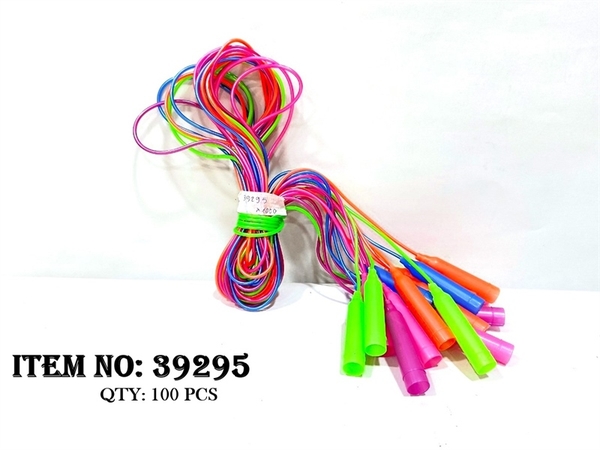 39295  BÓ 10 DÂY NHẢY THỂ DỤC SỢI NHỰA MÀU