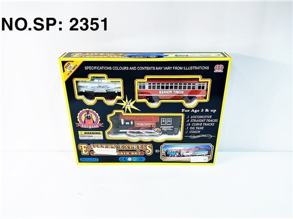 2351  HỘP ĐƯỜNG RAY XE LỬA PIN KHÓI 23 MIẾNG 330CM EASTERN EXPRESS