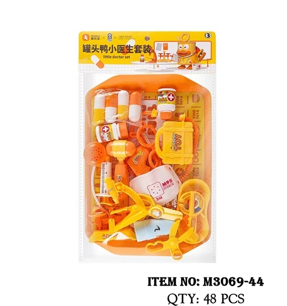 M3069-44  TÚI KHÂY BÁC SĨ TAI NGHE, MẮT KIẾNG, CÂN, KHẨU TRANG, NHIỆT KẾ, THUỐC (PVC)