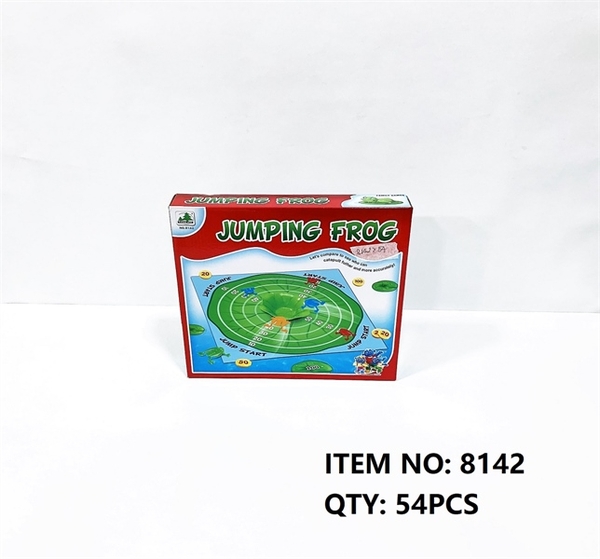 8142  HỘP TRÒ CHƠI ẾCH NHẢY LÁ SEN