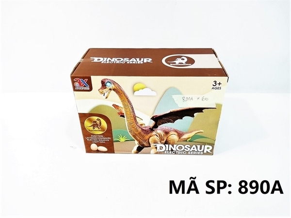 890A  HỘP KHỦNG LONG PIN CỔ DÀI ĐẺ TRỨNG