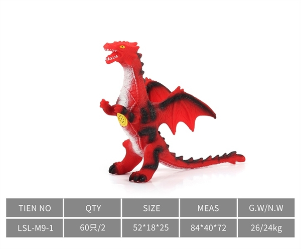 LSL-M9-1  TÚI THÚ KHỦNG LONG CÁNH MỀM PIN 1C
