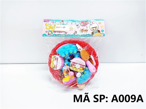 A009A  TÚI RỔ BẾP DÍNH BÁNH SINH NHẬT, DONUT (PVC)