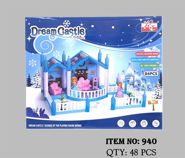 940  HỘP LOGO RÁP NHÀ 84 MIẾNG + 2C BÉ