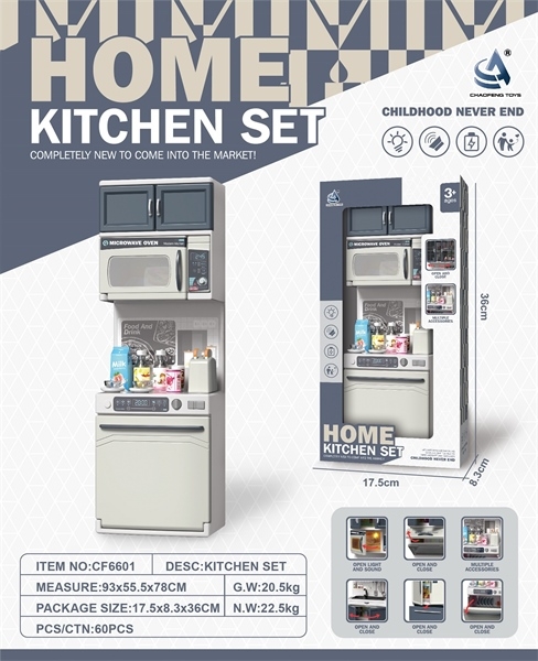 CF6601  HỘP NHÀ BẾP KHÔNG PIN BỒN RỬA CHÉN, TỦ BẾP 1 NGĂN