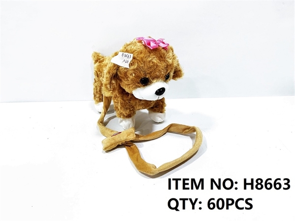 H8663  TÚI CHÓ LÔNG NƠ PIN DẮT DÂY