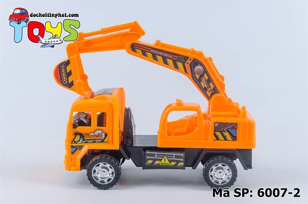 6007-2  TÚI XE CÔNG TRÌNH TRỚN CÀO 4 BÁNH (TRỤC XOAY)