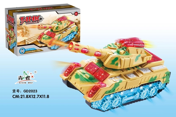 GD2023  HỘP XE TĂNG PIN ĐÈN BÁNH XÍCH (TANK)