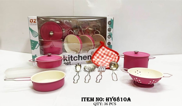HY6810A  HỘP BẾP INOX NỒI, CHẢO, RỔ, GIÁ