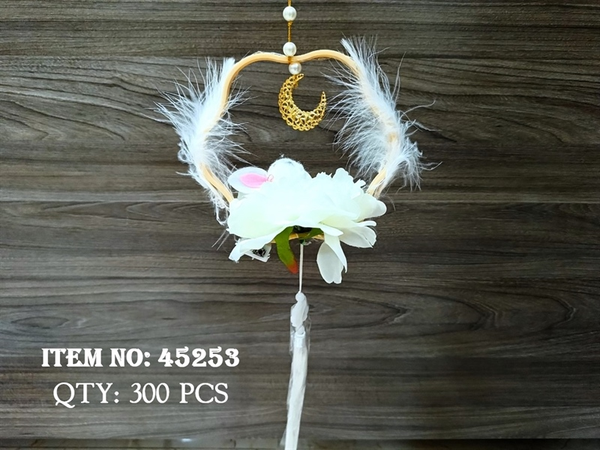 45253  TÚI THỎ VÒNG HOA NHỰA ĐÈN (LỒNG ĐÈN)