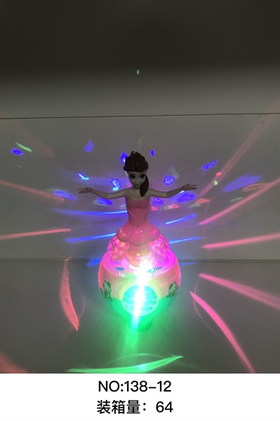 138-12  BABY CÔNG CHÚA XOAY PIN NHẠC ĐÈN (LỒNG ĐÈN)