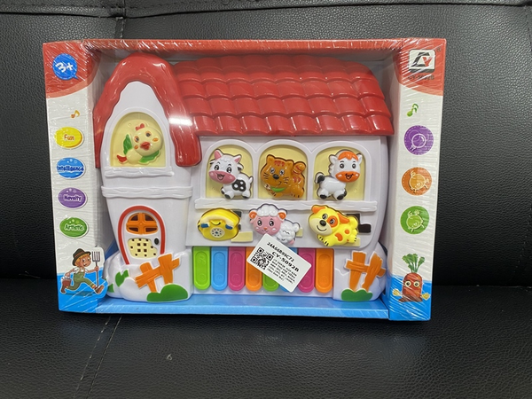 CY-5092B  HỘP ĐÀN NHÀ THÚ PIN TIẾNG ANH (BÒ, MÈO, NGỰA, CỪU, CHÓ, ĐT, CHIM) (Đàn hình thú)