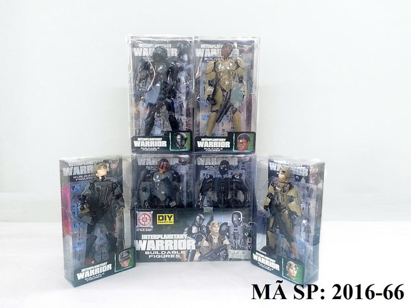 2016-66 HỘP RÁP ROBO SN CHIẾN BINH WARRIOR + VŨ KHÍ