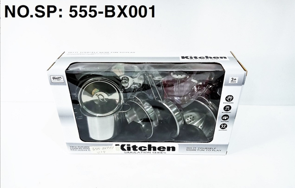 555-BX001  HỘP BẾP INOX (1 NỒI, 1 NỒI CAO, 1 CHẢO, 1 RỔ, BAO TAY, GIÁ) Kitchen 555-BX002, 555-BX003, 555-BX004, 555-BX005, 555-BX006
