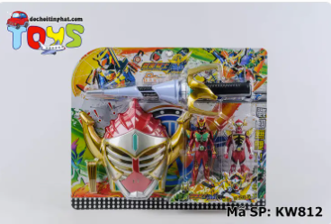 KW812  VỈ SIÊU NHÂN 2T KAMEN RIDER + MẶT NẠ + TAY CẦM