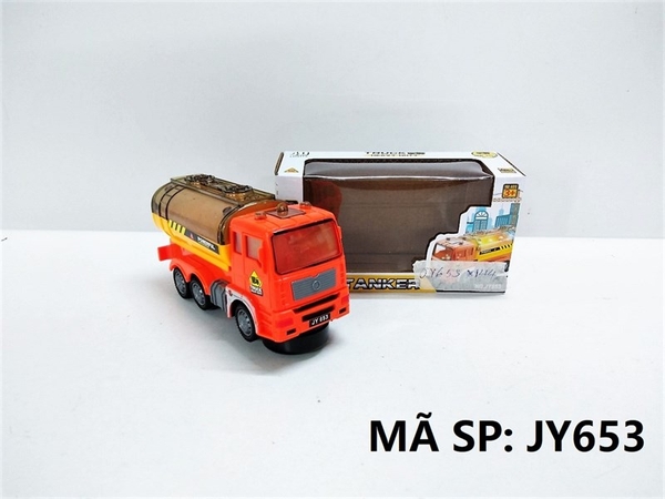 JY653  HỘP XE CÔNG TRÌNH BỒN PIN NHẠC ĐÈN 4D