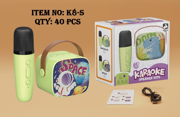 K8-S  HỘP LOA KARAOKE PHI HÀNH GIA PIN + MICRO