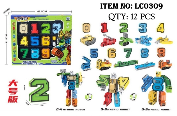 LC0309  HỘP RÁP ROBO BIẾN HÌNH SỐ HỌC