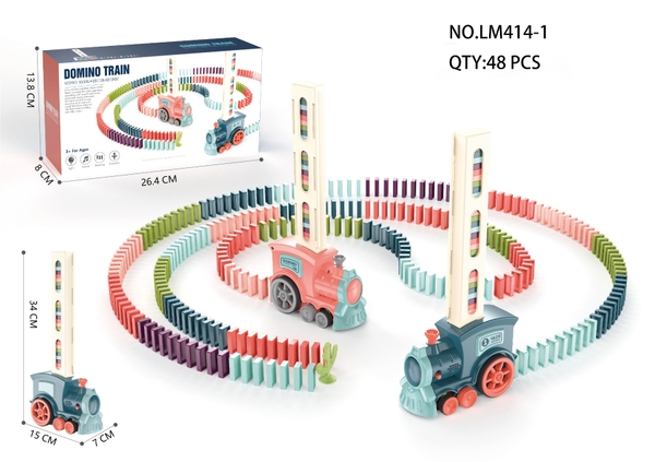 LM414-1  HỘP XE LỬA PIN DOMINO
