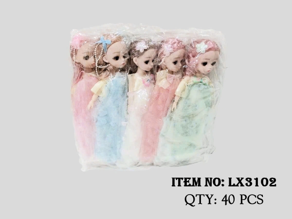 LX3102  TÚI BABY 1C KHỚP, MẮT THỦY TINH