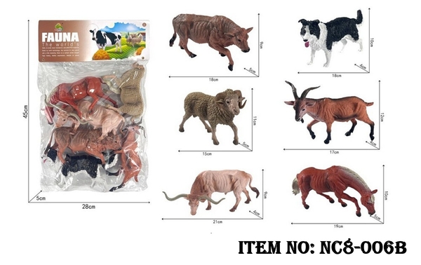 NC8-006B  TÚI THÚ RỪNG 6C ĐỦ MẪU